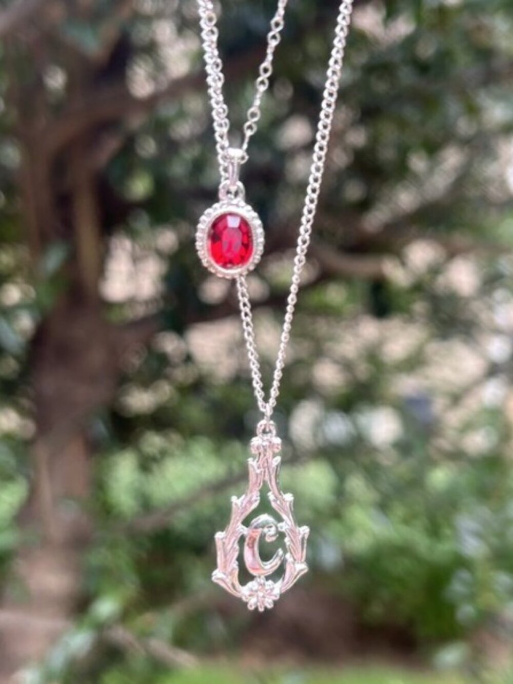 SARAH COVENTRY 2 Silver Vintage 1970s-80s Pendant Necklace